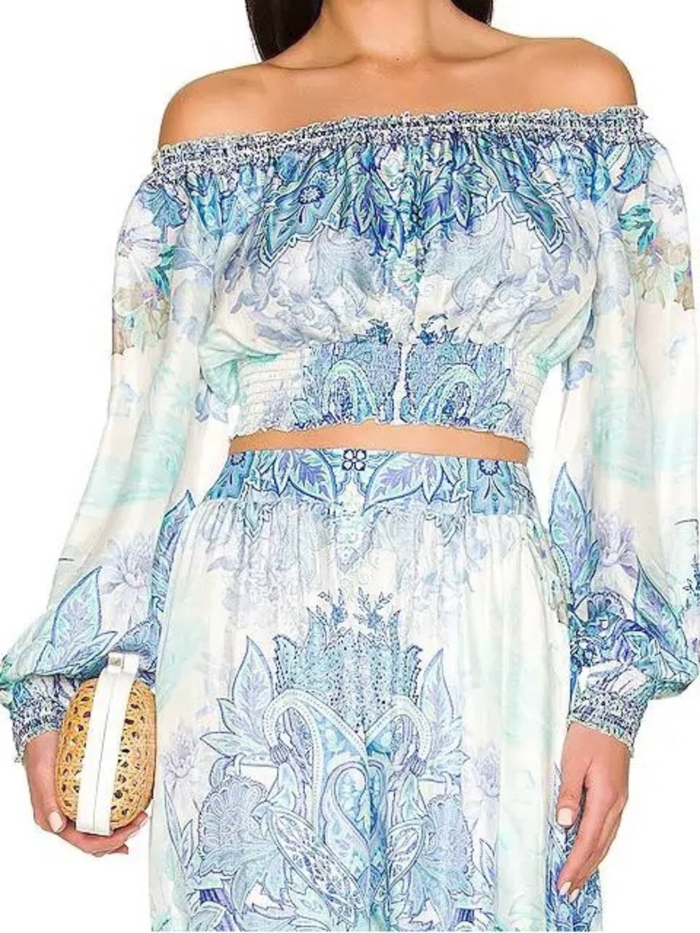 Camilla x REVOLVE Shirred Waist Top in Cali Dreaming | Size L